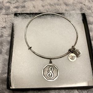 ALEX & ANI S INITIAL BRACELET SILVER
